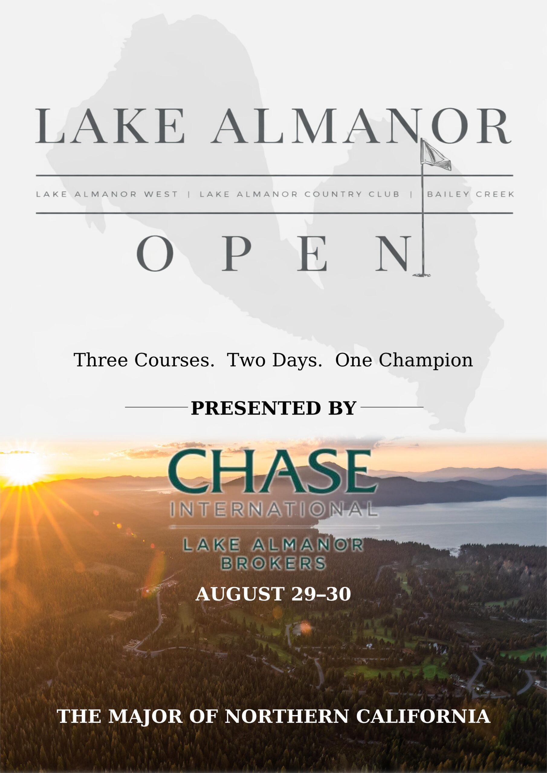 2026 Lake Almanor Open Poster